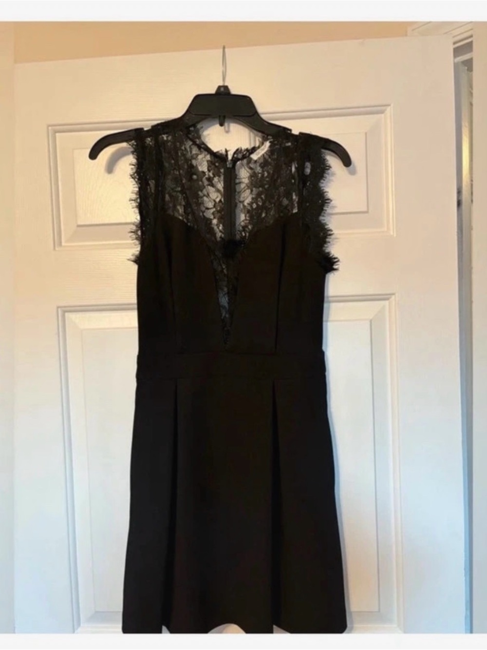 BCBGeneration Black Lace Mini Dress